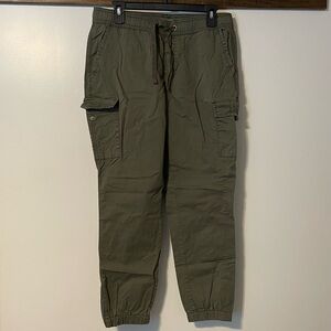 Natural Reflections Olive Cargo Pants